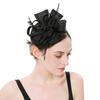 Шляпки-fascinator с перьями Цветочные аксессуары для волос Модный макияж Выпускной Женщины