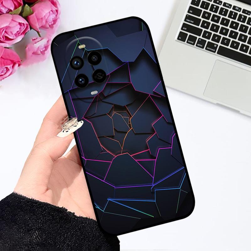 Для Huawei nova 13 5G Чехол BLK-AL80 Цветочный Ударопрочный Силиконовый Матовый TPU Чехол для Телефона Для Huawei nova 13 Pro Capa MIS-AL00 Fundas