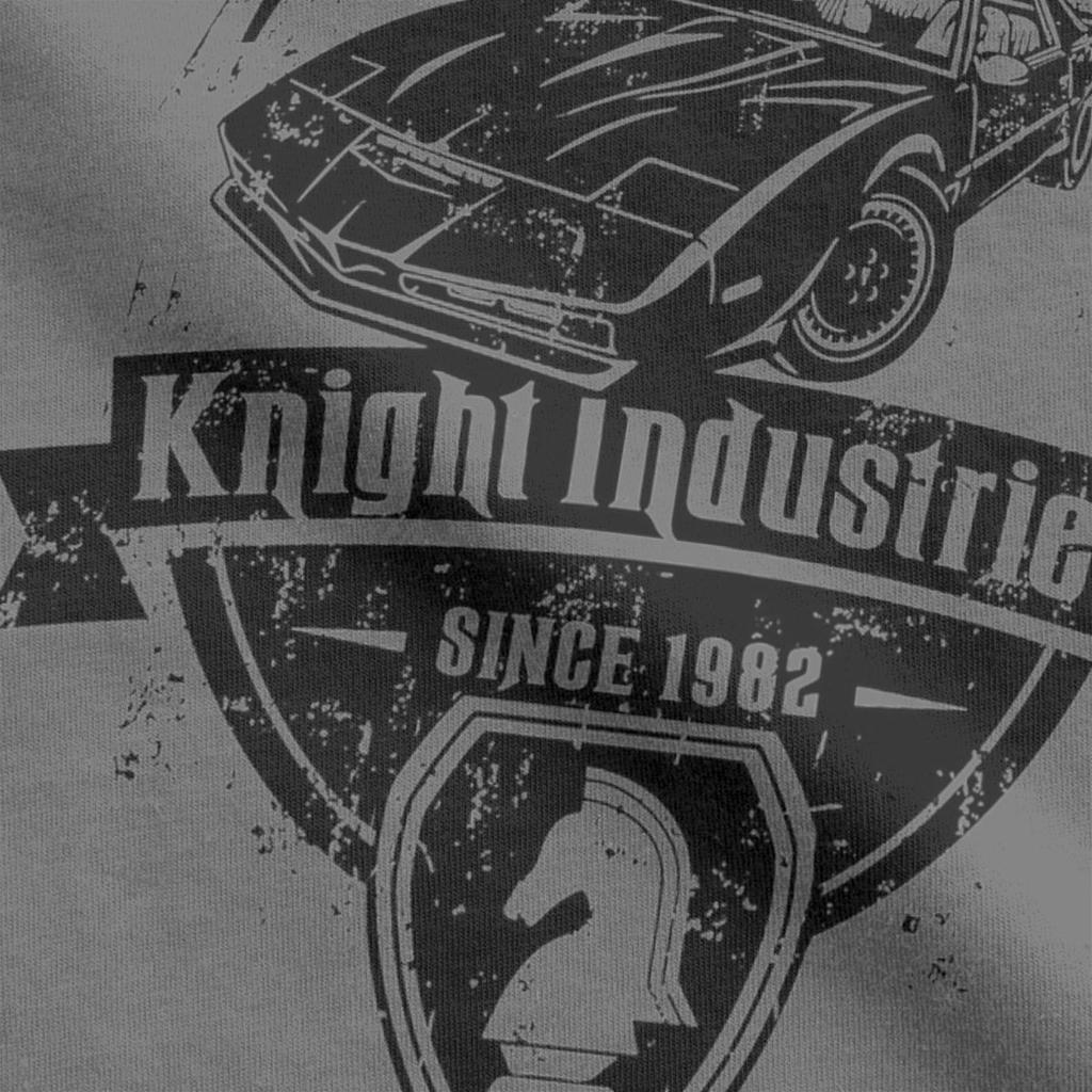 Рыцарь дорог KITT С 1982 года Мужская футболка Повседневная футболка Футболки с коротким рукавом Чистый хлопок Оригинальная одежда