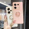 On Note13 13pro Redmi13 Luxury Plating Ring Holder Stand Case For Xiaomi Redmi Note 13 Pro Plus 4g 5g Soft Silicone Back Cover