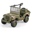 1:32 Willys Alloy WWII Military Off-Road Model with Lights, Sounds, and Opening Hood