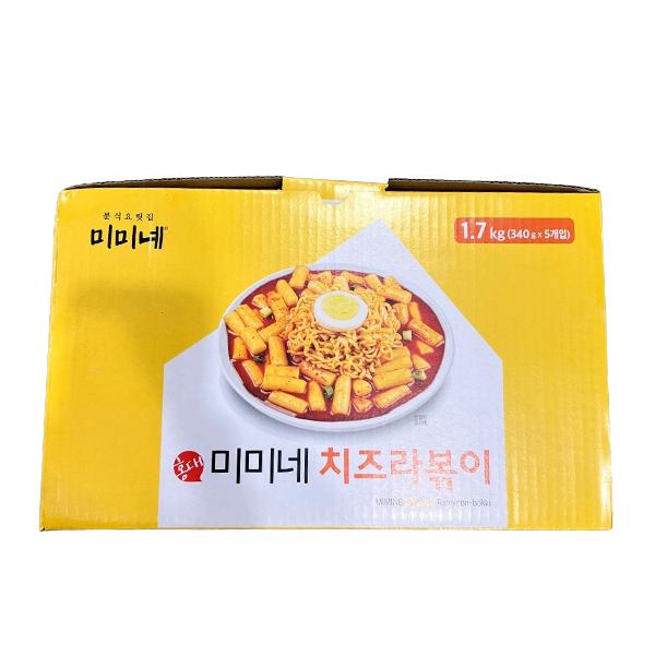Mimine Cheese Rabokki Tteokbokki Ramen 340g x 5 Packs