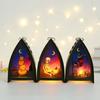 New Retro LED Halloween Decoration Night Light Electrical Lamp for Halloween Decoration Home Party Ornaments Plastic Lantern Pendant