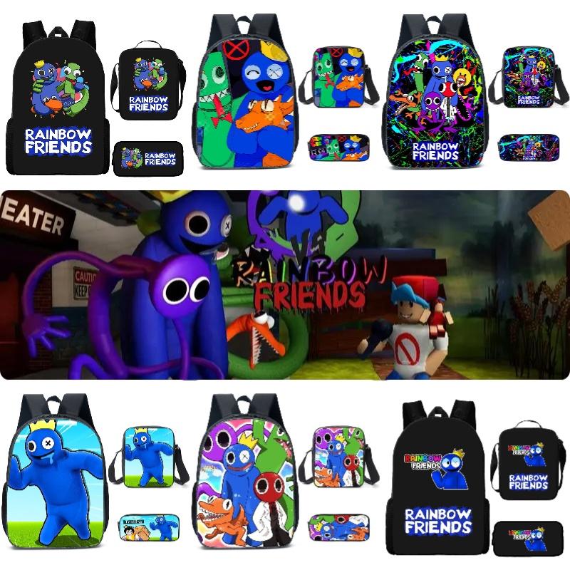 Rainbow Friends Cartoon Backpack For Kids 20l Capacity Oxford Fabric Breathable And Waterproof