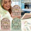 Деревянная книжная полка-витрина с счетчиком для чтения Декоративная полка Одноуровневая Держатель для книг толщиной 0,5 см для домашнего офиса Библиотеки