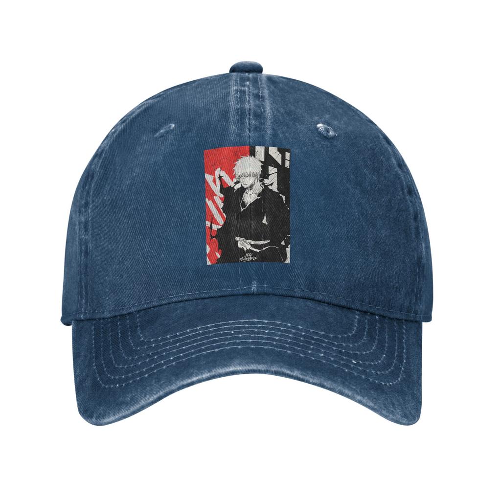 Ichigo Kurosaki Anime Bleach Denim Fabric Cap Casual Baseball Caps Adjustable Hat Summer Unisex Baseball Hats
