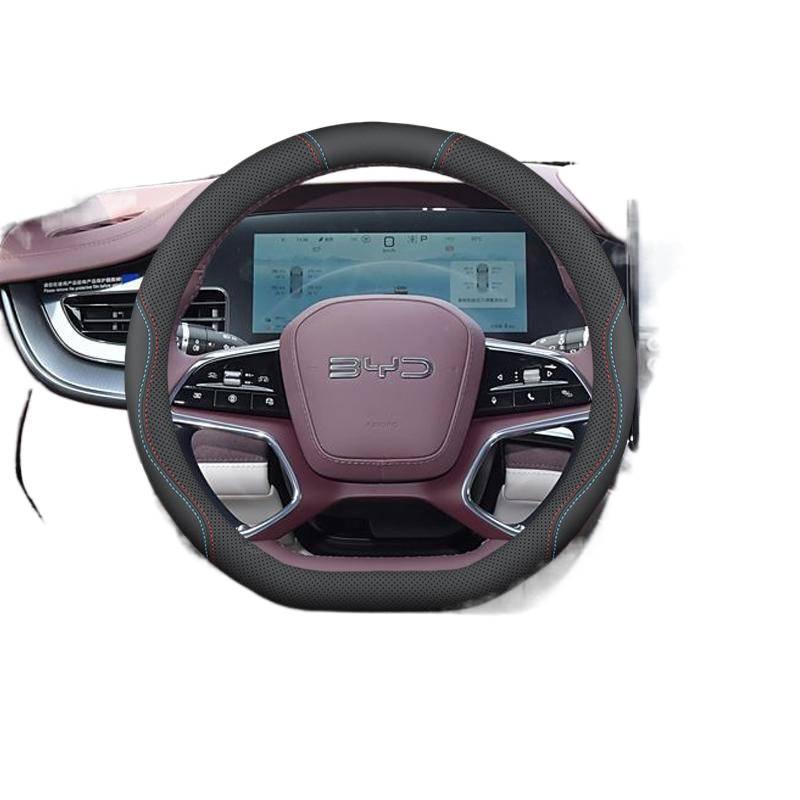 BYD Seal 06 Steering Wheel Cover 2025: Non-slip, Odorless, No-sew, Interior Handle Cover.