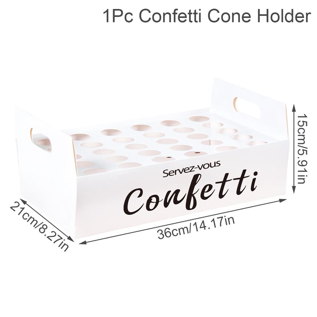 Свадебный поднос из крафт-бумаги, конус конфетти, подставка, подставка для свадебного украшения, цветочные конусы конфетти, держатель для свадебной бумаги в деревенском стиле