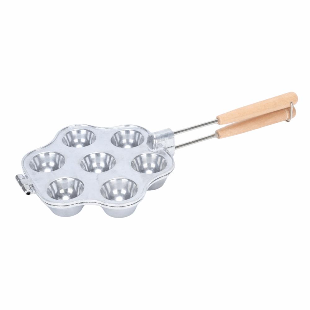 7/12/16 Holes Egg Tart Mold Long Handle Walnut Cookie Maker Mini Muffins Baking Mold Home Bakery