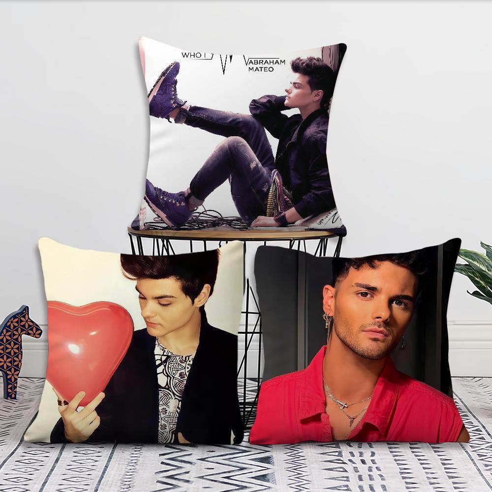 Наволочка с изображением певца A-Abraham Mateo Удобная Мягкая Наволочка Hogar Для Дивана Гостиной Кровати Домашний Декор Защитные Чехлы
