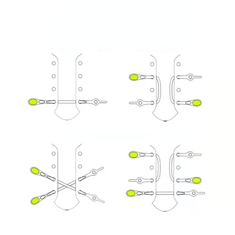 Lazy Shoelace Buckle Elastic Flat Shoelace Rope Children Do Not Need To Tie A Fixed Artifact