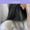 Pure Silver S925 Pig Nose Ear Studs Retro French Style Earrings For Women