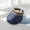 Irene Natural Sun Cap Visor Straw Vacation Hat