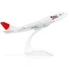 QIYUMOKE JAL Japan Airlines Boeing 747 Самолет Готовая Модель с Пластиковой Настольной Подставкой Креативное Украшение Пассажирского Самолета Модель 1/400,