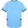 Puma Manchester City FC SS24 Повседневный спортивный пуловер с круглым вырезом Комфортная футболка с короткими рукавами Мужские топы Синий 775050-01