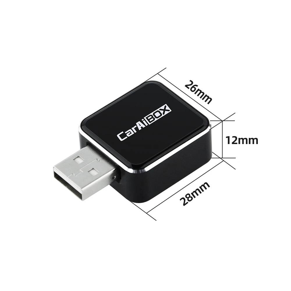 Wireless 2 In1 CarPlay Adapter Smart Dongle AI Box Android Auto Plug and Play Bluetooth WiFi USB/Type C for Apple iPhone Android
