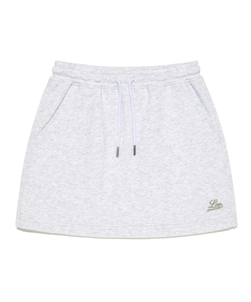 Lee Women'S Sweat Mini Skirt Light Gray