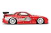 Kyosho Jada Toys Серия Форсаж Mazda Готовая модель JADA98338 и 1/24 F&F RX-7 Красный/Графика (Доминик)