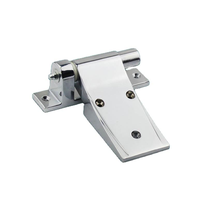 SK2-201 Refrigerator Freezer Hinge Chrome Plated Lift-off Door Hinge with Spring-Loaded Zinc Alloy Material