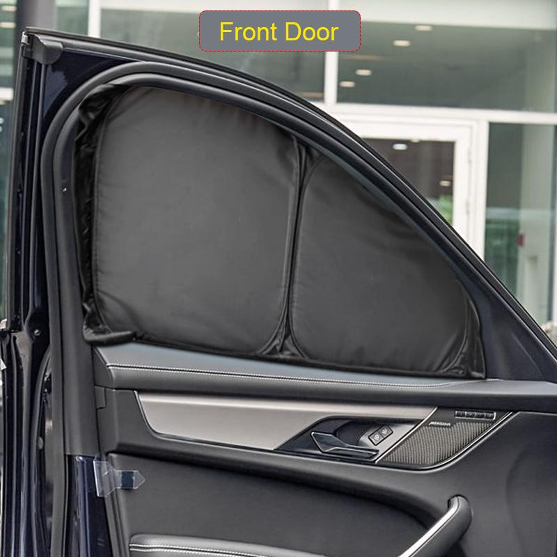 Car Black Window Privacy Sunshade For JAGUAR F-PACE 2016-Present Auto Anti-UV Heat Insulation Protect Cover Interior Accessory PP32