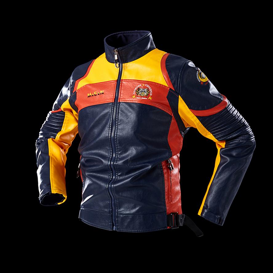 Большой размер, модная зимняя теплая модная мужская куртка, кожаная куртка