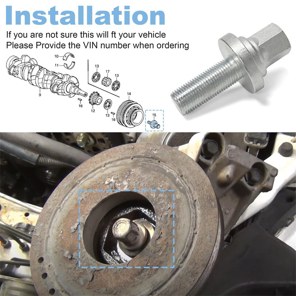 Болт шкива коленвала для Honda Acura 90017-RJA-003 / 90017RJA003