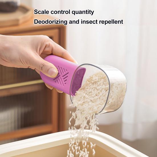 Мерная ложка с контейнером для хранения и съемной ручкой, четкая шкала, универсальная ложка для зерна, ложка для бобов, чая, сахара, инструменты бариста