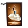 High-end Home Decor Tissue Box Walnut Wood Box, with Artistic Ballet Dancer Skirt Design, Creative Dress Design Multipurpose Paper Towel Holder