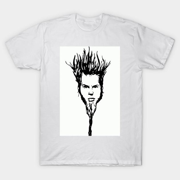Asian Size Men Print T-shirt Wayne Static No-Cut Heat Transfer Print Cotton Tshirt