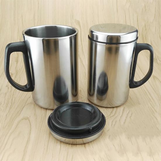 350/500 мл изоляционная чашка из нержавеющей стали, стальная кружка с двойными стенками, кружка для кофе, воды, пива, подарок