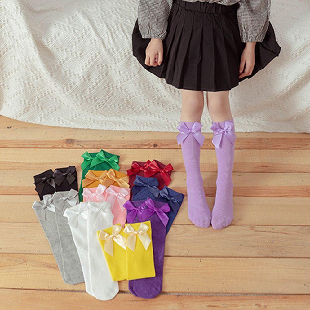 Lolita Autumn Winter Summer Toddler Socks Children' Socks Long Tube Socks Knot Socks Cotton