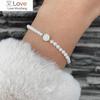 Новый модный браслет из 26 букв для женщин, темпераментный браслет ручной работы с имитацией жемчуга для женщин, ювелирный подарок