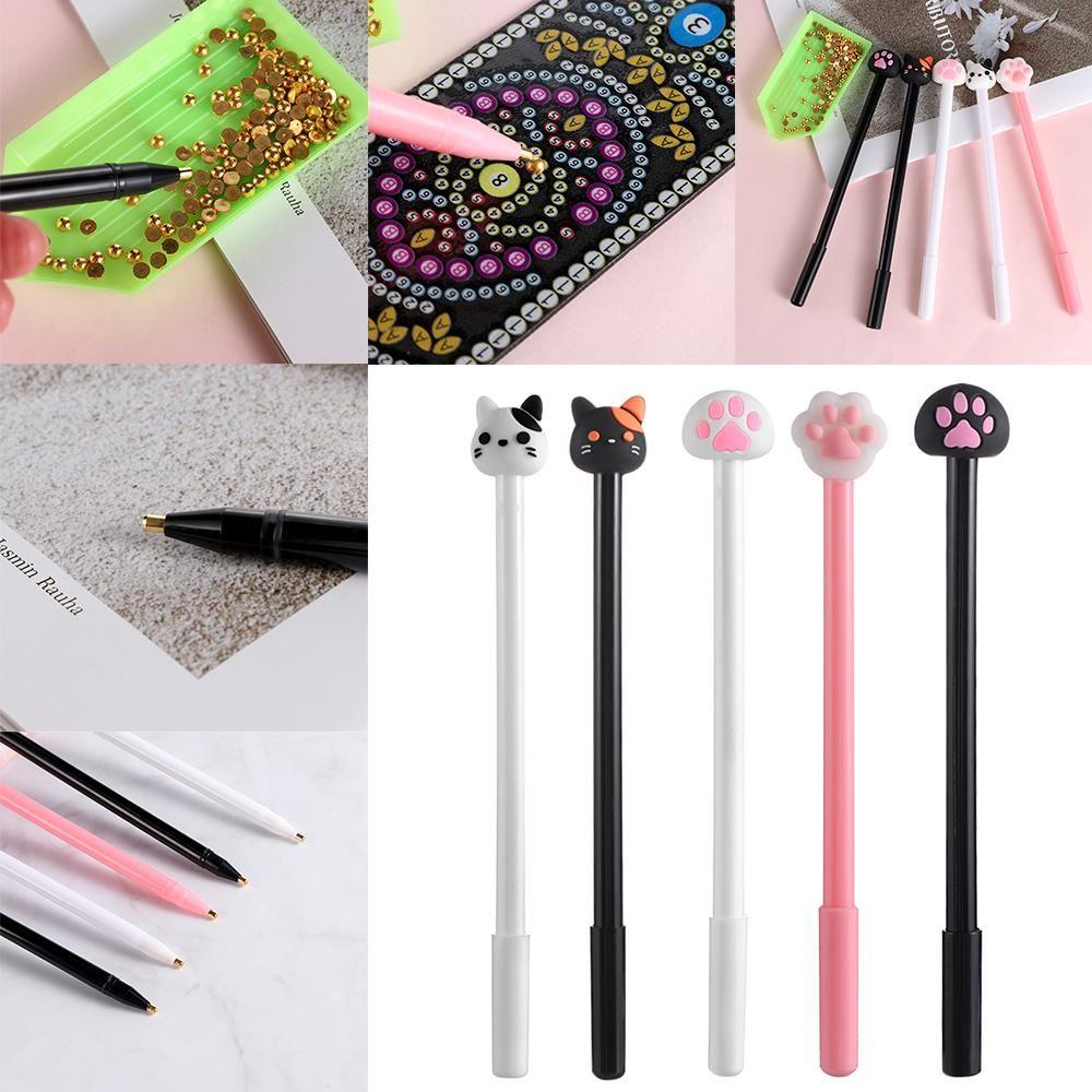 Cartoon Crafts Embroidery Cat Claw Pens Point Drill Pen 5D Diamond Painting Cross Stitch
