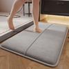 Memory Foam Bathroom Mat, Household Bathroom Absorbent Floor Mat, Shower Room Door Wiping Mat, Quick Drying Mat