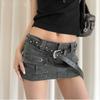 Punk Style Star Rivet Waist Belt Trouser Decoration PU Leather Waistbands Y2K Wide Belt  Girls