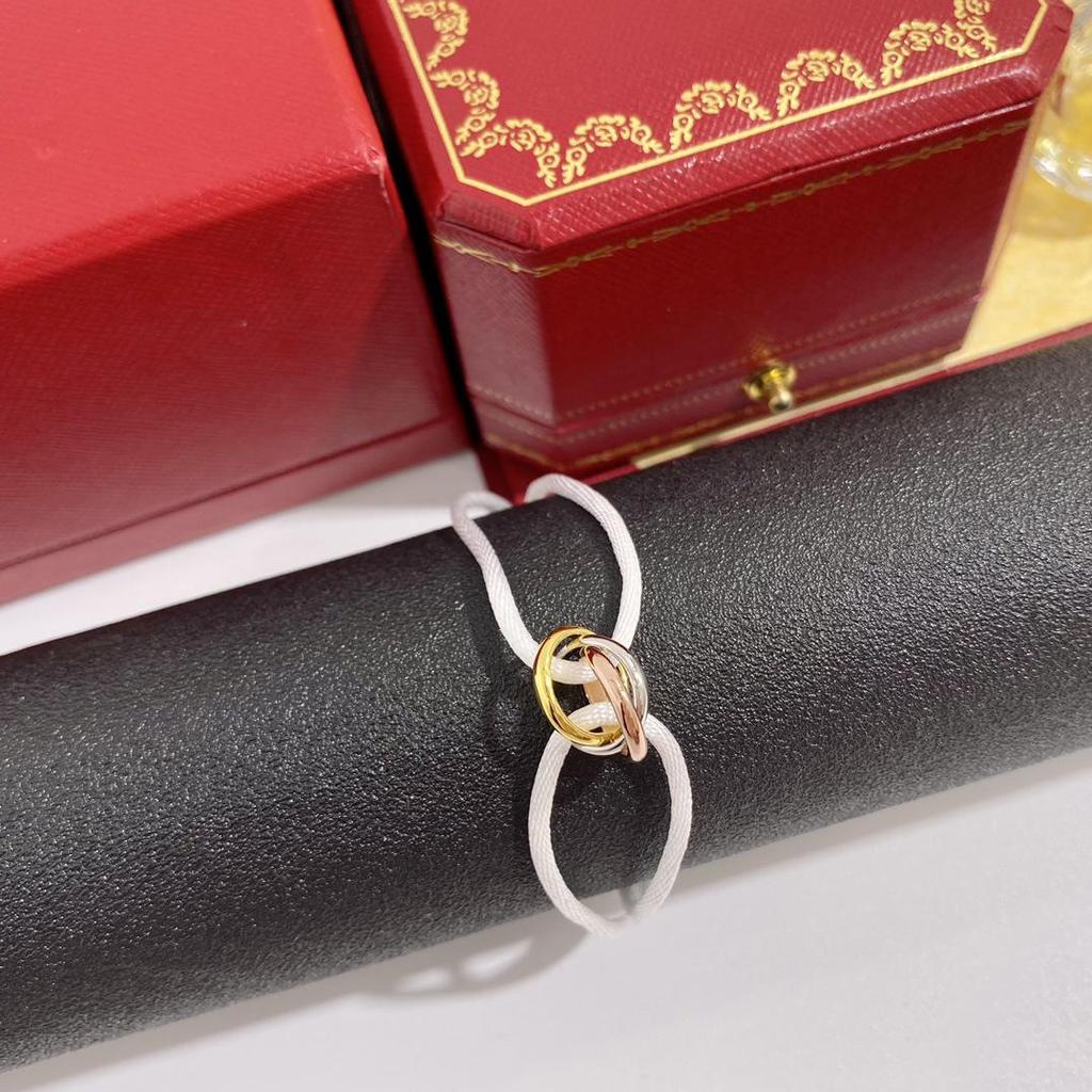 Плетеный вручную трехрядный цветной браслет: Подарок в стиле «Счастливая пара» на Новый год