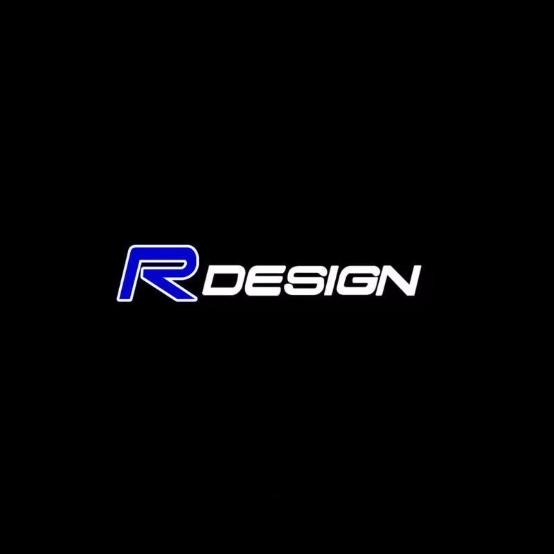 2 шт. Светодиодная лампа-проектор логотипа приветствия на дверь автомобиля, подсветка для Volvo Rdesign V50 S60 XC60 S40 XC40 XC90 V6 Аксессуары
