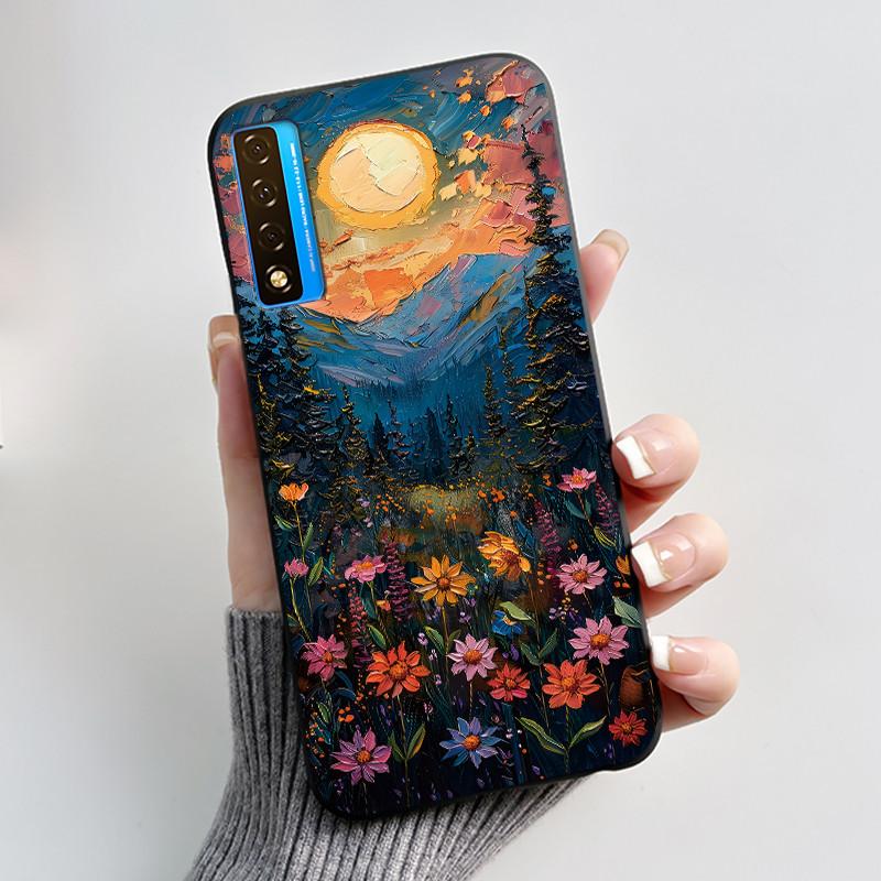 Чехол для TCL 20S 20L 20L+ 20 Pro 5G Роскошный Милый Кролик Любовь Забавный Черный Мягкий Силиконовый Чехол для Телефона для TCL20 20Pro 5G Задняя Крышка