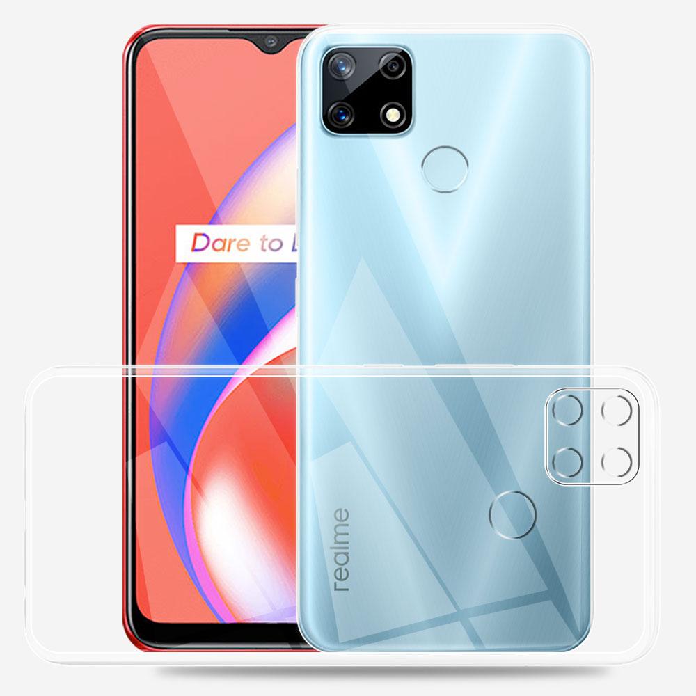 For Oppo Realme C25 Case Ultra Thin Silicone Soft TPU Clear Back Case Cover For Realme C25s C25Y Coque For Realme C25 Fundas