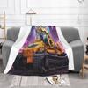 Killdozer Four Seasons Comfortable Warm Soft Blanket Killdozer Bulldozers Machine Work Nature