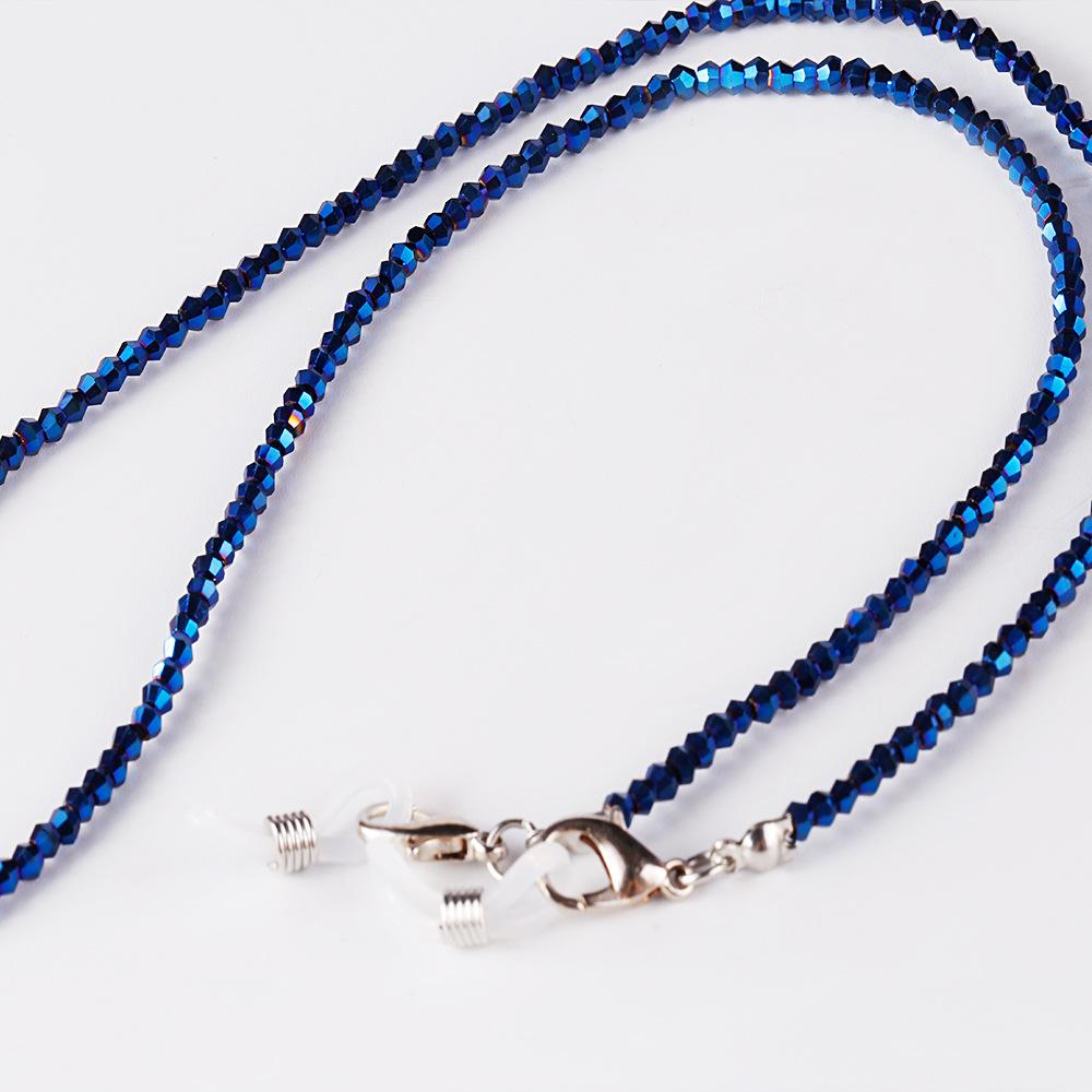 Модные бусины Маска Очки Двойного назначения Шнурок Хрустальные плетеные бусины Цепочка для очков Цепочка для маски Ожерелье Ювелирные изделия Цепочка для наушников EMA