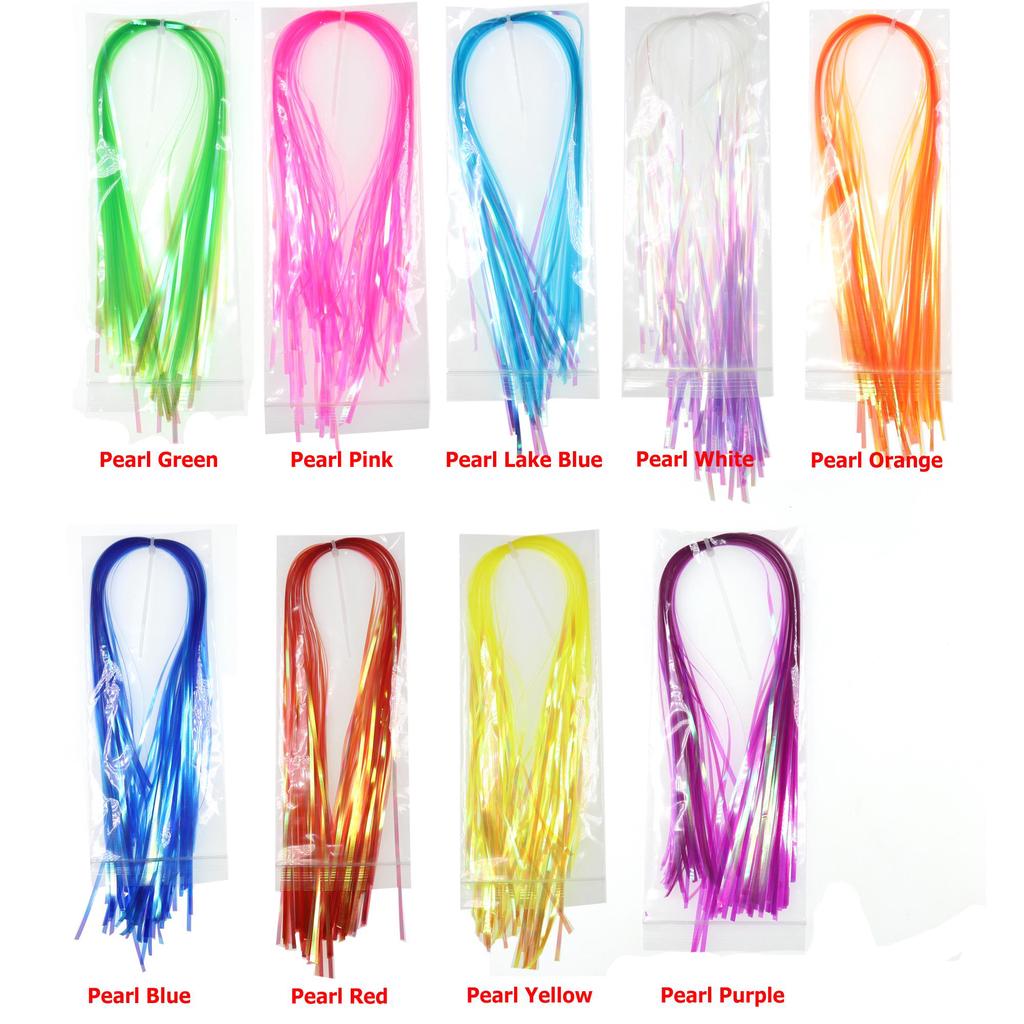 2 мм УФ Flashabou голографическая мишура Stonefly Nymph Back Jig Body Wrap приманка для рыбалки, материал для связывания мух