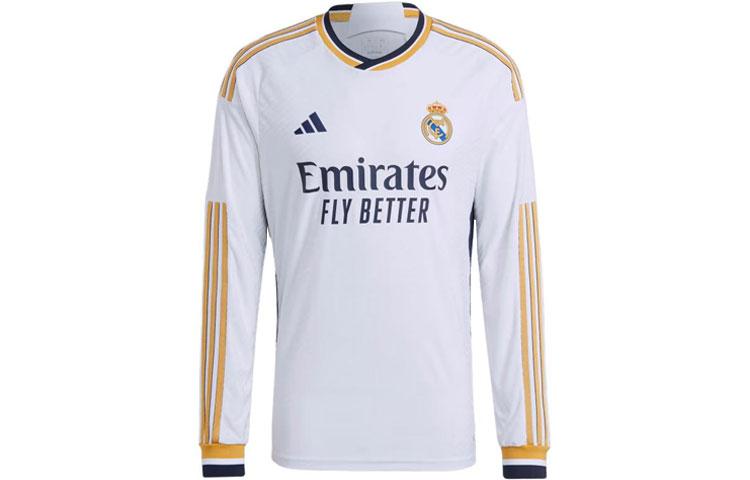 adidas Домашняя футболка Real Madrid 23/24 с длинным рукавом IA9978