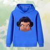 Autumn Single Fun Printed Girl Group Fashion Boy Girl  Casual Comfortable Warm Hooded Sweatshirt Children Long Sleeved Clothing