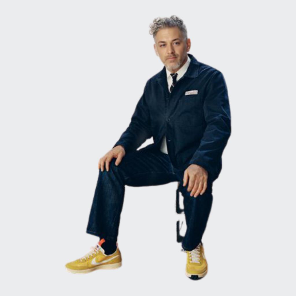 Женские кроссовки Tom Sachs x NikeCraft General Purpose Shoe Archive Yellow Dark-Sulfur White DA6672-700