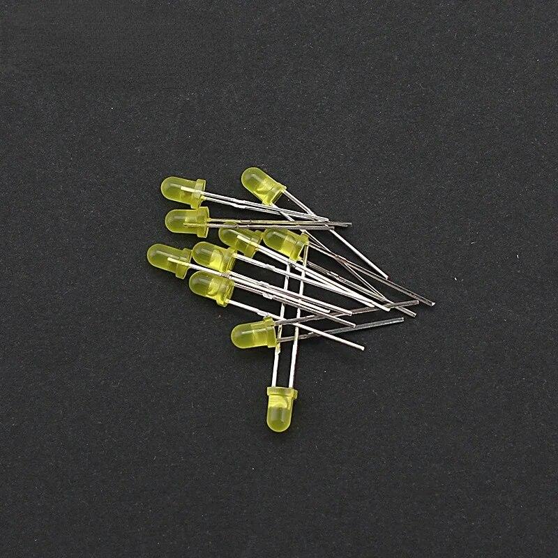 60-200 шт. F3 F5 набор светодиодных диодов 3 мм 5 мм светодиоды белый красный синий зеленый желтый оранжевый DIY электронный комплект