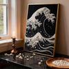 Pearl Terrifying Waves DIY Diamond Art Kits 15.7x19.6inch Gem Art Diamond Painting Kits Without Frame for Adults Gift Idea Home Wall Decor