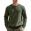 Men Lightweight Long Sleeve Pullover  Solid Color Casual Loose Fall Winter Clothing