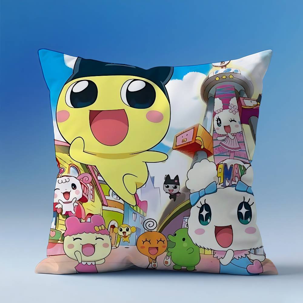 Cute TamagotchiS Cushion Cover For Living Room Bedroom Sofa Square Office Decorative Pillowcase Soft Throw Pillows Gift