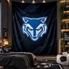 Wall Hanging Tapestry Warrington Wolves Print Cloth for Living Room Bedroom Home Decor